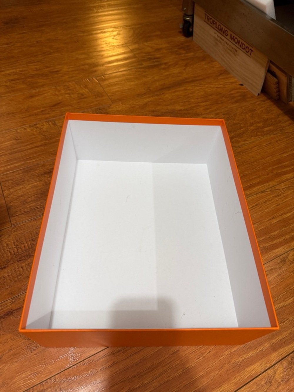 Hermès Orange Box with White Label - Picture 5 of 5